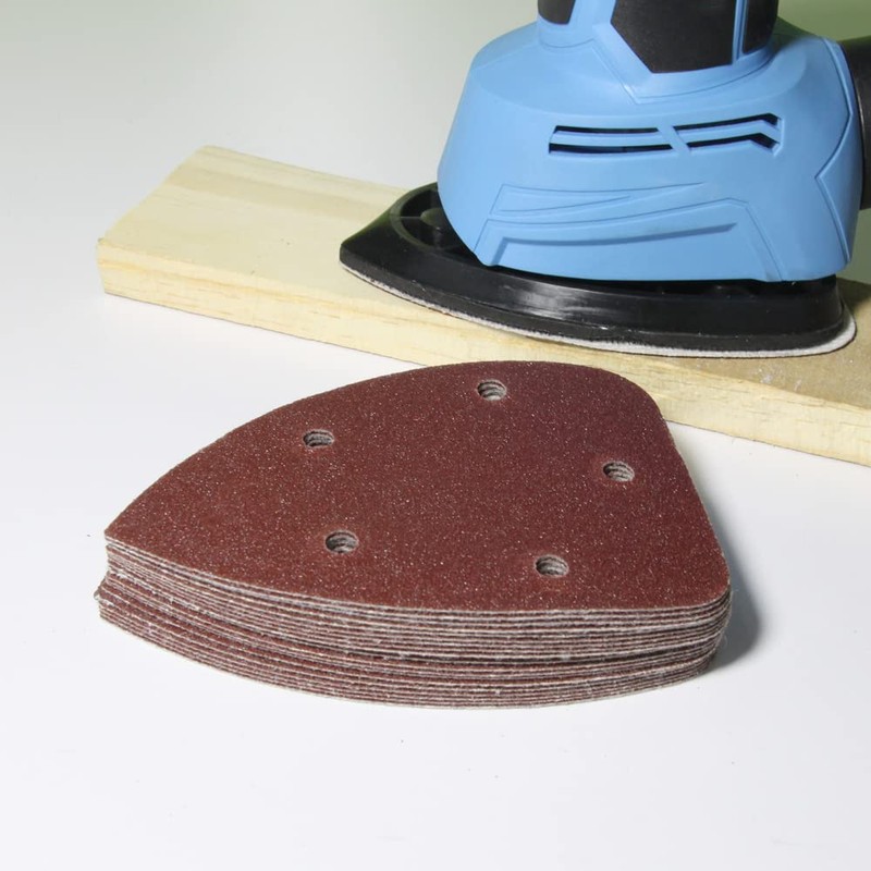 240 Grits Mouse Sanding Pads, Mouse Detail Sander Paper, Triangle