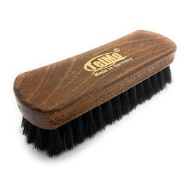 Shine Brush Made of Real Horsehair Black Polishing Brush 150 x 50 x 17 mm