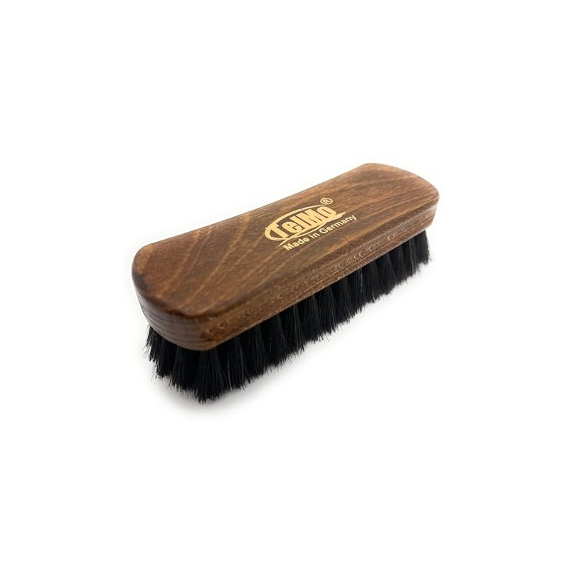 Shine Brush Made of Real Horsehair Black Polishing Brush 150