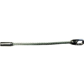 Morris Products Rattlesnake Fish Tape – 200 Ft. Long x 1/8 x 1/16 Inches – Durable, Non-Conductive – for Use Around Live Wires, Circuits – High Impact Case, Nylon Handle – 660 lb. Tensile Strength