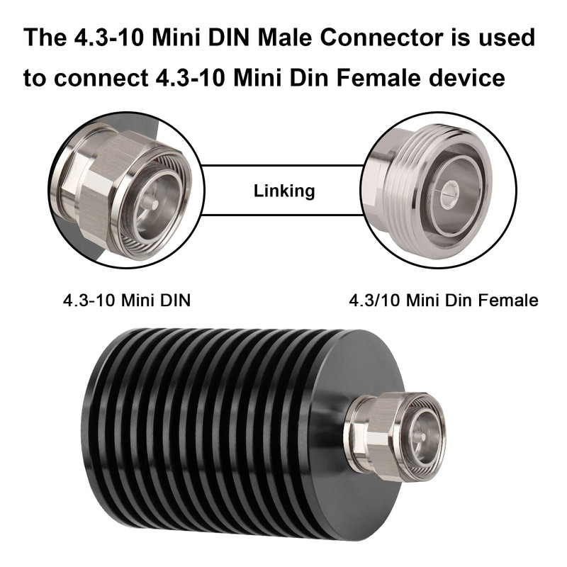 XRDS -RF 50W 4.3-10 Dummy Load, 50 Ohm 4.3-10 Mini