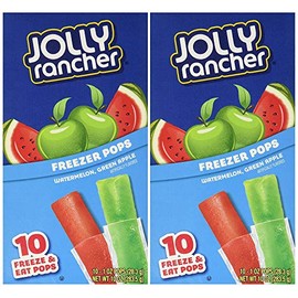 Jolly Rancher Freezer Pops 10 Ct Package (Pack of 2)