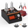 Spark Plug Tester Dual Holes, 500-9000RPM Adjustable Ignition Coil Tester