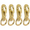 Faneta 3-1/4 inch Solid Brass Swivel Snap Hooks Clips with