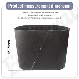 Drum Sander Feed Belt Conveyor (16-1/4" wide x 43-1/2") circumference length, Compatible with J-ET and Performax 16-32 Plus Drum Sander