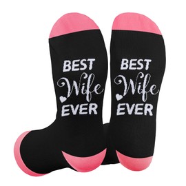 Wife Christmas Gift Ideas, Stocking Stuffers for Wife, Gifts for Wife, Valentines Day Gifts for Wife, Mothers Day Gifts for Wife, Wife Socks, Best Wife Ever Gifts, Anniversary Wedding Gifts for Wife