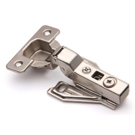 Silverline Face Frame Clip On Quiet Soft Close Cabinet Door Hinges, 1/2" Overlay, with Built-in Damper, Heavy Duty Steel for Kitchen Bathroom (4)