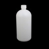 sourcing map 1L HDPE Plastic Clear White Narrow Mouth Liquid
