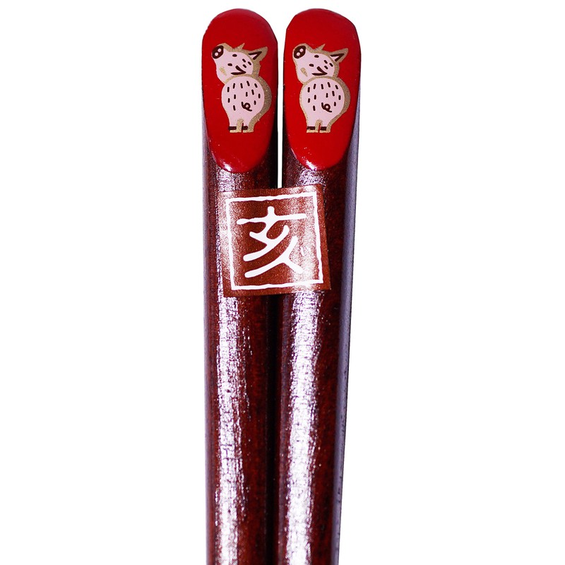 若狭 Coating Chopsticks hurimuki Zodiac Chopsticks Uh Billed Platypus 20.5