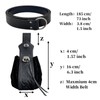 HiiFeuer Medieval O Ring Belt with Retro Nordic Drawstring Pouch,