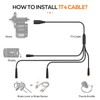 1T4 Proofwater Cable for Bafang CAN Protocol BBS01B 02B HD