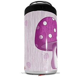 WraptorSkinz Skin Decal Wrap compatible with Yeti 16oz Tall Colster Can Cooler Insulator Mushrooms Hot Pink (COOLER NOT INCLUDED)