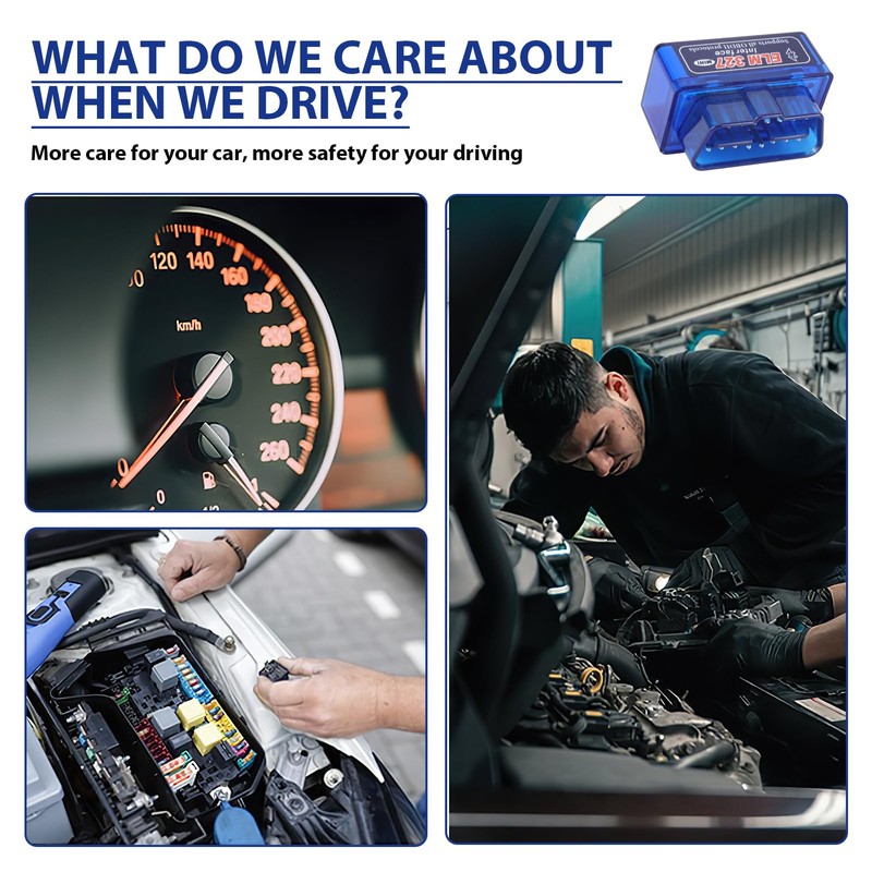 Pennle Mini Bluetooth OBD2 Code Reader, OBD2 Scanner Car Automotive