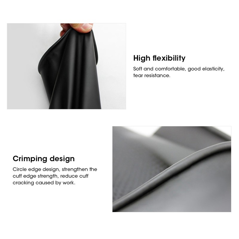Chemical Protective Rubber Gloves Long Sleeve Acid and Alkali Resistance