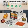 KEENSTAR Food Dehydrator Machine, 9 Stainless Steel Trays Jerky Dryer