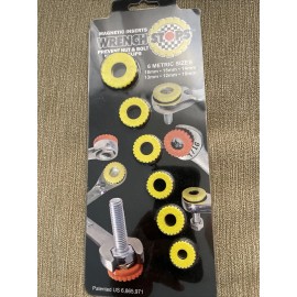 Wrench Stops * Magnetic Inserts Prevents Nut & Bolt Slips * 6 Metric Sizes
