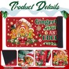 Drydiet 3 Pcs Christmas Kitchen Rugs and Mats Set Xmas
