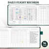JUBTIC Pilot Logbook, Flight Log Book with 112 Pages to
