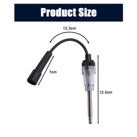 CGEAMDY Ignition System Continuity Tester, Spark Plug Tester, Inline Ignition Tester for Spark Plug Engines for Motor Vehicles, Lawnmowers, Small and Large Internal, External Engines