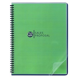GBC Designer Premium Plus View - Cubiertas de encuadernación para presentación, esquinas redondeadas, patrón forrado, 25 piezas por caja (GBC2514500)