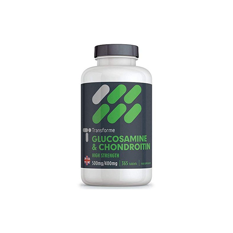 Transforme Glucosamine and Chondroitin 500mg/400mg High Strength Complex, 365 Tablets