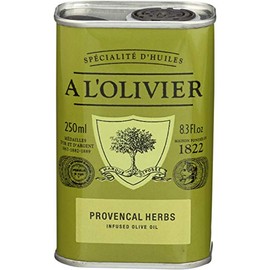 A L'Olivier Olive Oil Infused with Herbs Provence, 8.3 Ounce Tin