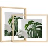 Egofine 11x14 Floating Frames Set of 2, Double Plexiglass Picture