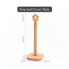 Kitchen Roll Holder, Wooden Paper Towel Holder Free Standing, Cute