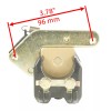 Caltric Rear Caliper w/ Pads and Brake Disc for Yamaha