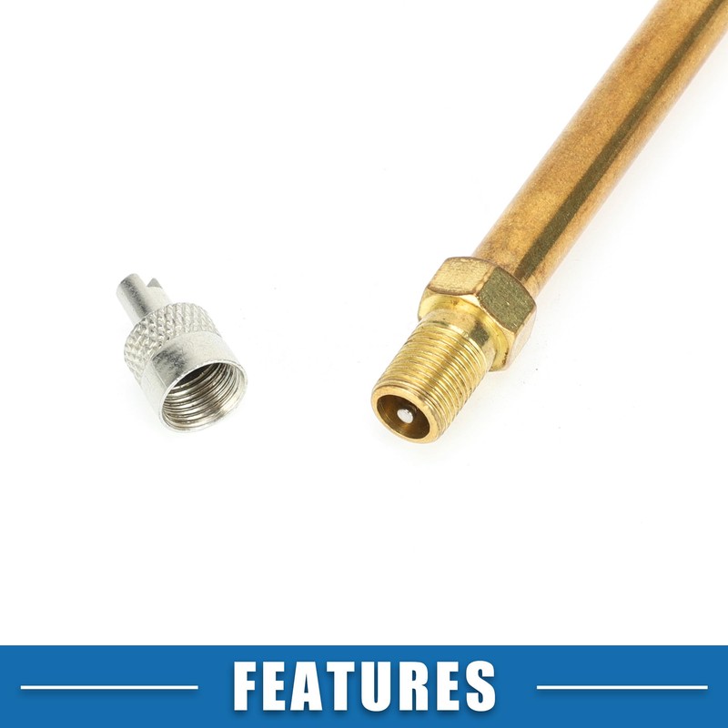 A ABSOPRO Tire Valve Stem Air Inflation Adaptor Durable 140mm
