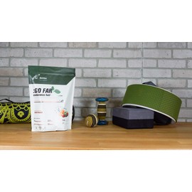 INFINIT Nutrition Go Far endurance fuel + Plant Protein - Isotonic Endurance Sport Hydration Drink Mix - Natural Energy & Electrolytes - Fruit Punch Flavor