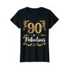90th birthday sweet motif women | fabulous since 1930 T-Shirt