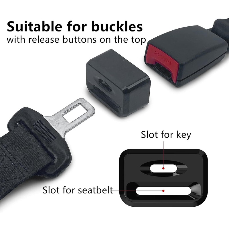 Seat Buckle Guard Belt Cover Locks, Buckle Guard Preventing Children