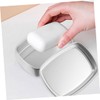 SAFIGLE 2pcs Aluminum Box Balm Case Sturdy Travel Soap Storage