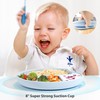 Li&Zhao Baby Bowls with Suction - Suction Plates for Toddlers