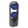 Desktop Tower Fan Profesional Efficient Stepless Speed Adjustable Dual Turbine
