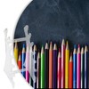 Tabanzhe 2 Pieces Transparent Acrylic Pen Stands - Versatile Display