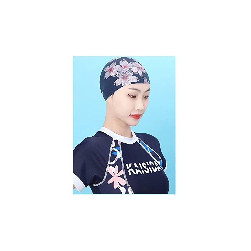 Gorro de natación de silicona para mujer, antideslizante, impermeable, para