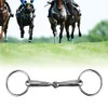 TopHomer Stainless Steel Hollow Snaffle Bit Horse Ring, Loose Horse