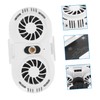 SHOWERORO Smartphone Cooling Fan with Dual Quiet Fans LED Light