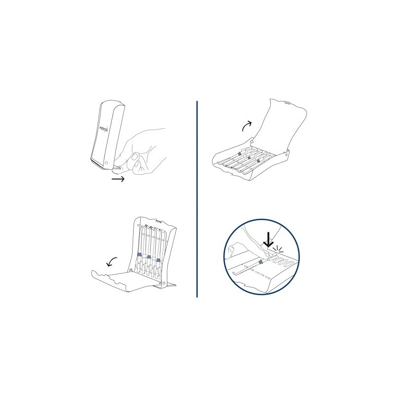 Waterpik Water Flosser Replacement Tips Set with Travel Case