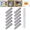 12 Set Stainless Steel Standoff Screws 19x80mm Advertising Screws Mounting