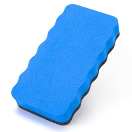 JEFURE Whiteboard Sponge 4 Pieces 4 Colours Whiteboard Sponge Magnetic Whiteboard Eraser for Dry Cleaning on Many Surfaces, Whiteboard Eraser for Whiteboards, Blackboards and Glass