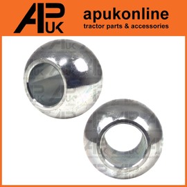 APUK 2x CAT 1/1 Lower Arm Link ball Linkage Category 1 Replacement for John Deere Leyland Tractor