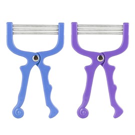 Laroal Stück Handheld Gesichtshaarentfernung Threading Beauty Epilierer Werkzeug Entfernung Threader Remover Feder Gesichtshaarepilierer Verwendung für Frauen Gesichtshaarentfernungswerkzeuge