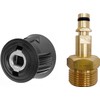 JJLFresheners 3Pcs Brass 0.75" Quick-Connect Hose Adapter Fitting for Pressure