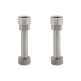 Create idea 2 Pcs Metal Hinge Swivel Screw Compatible with B-ose QuietComfort QC35 Headphone Repair Parts for Ear Cup Rotation Mechanism,Silver