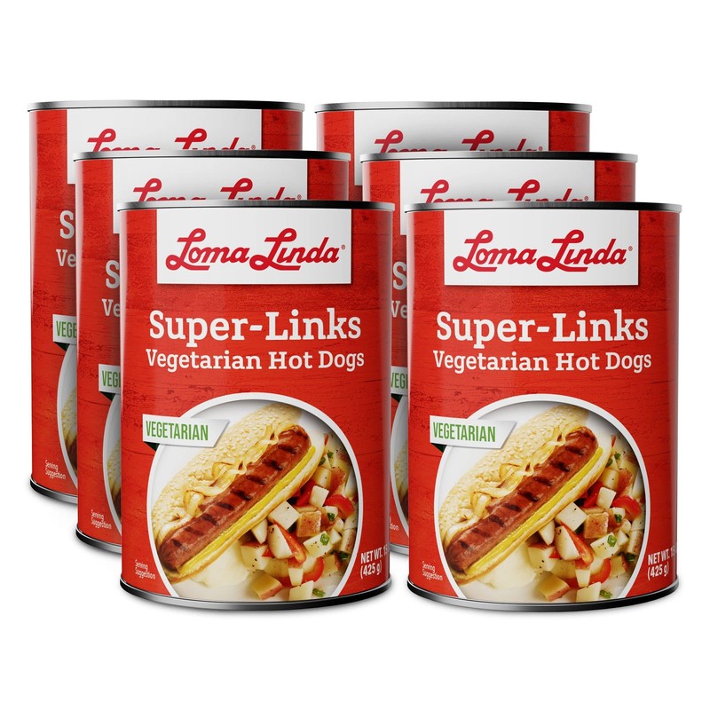 Loma Linda - Plant-Based Meats (Super Links (15 oz.), 6