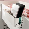 CeaHoify Bedside Bed Shelf Pockets Storage Holder to Storage Remotes
