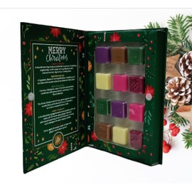 Christmas Wax Melt Advent Calendar 12 Days Of Wax Melts Assorted Fragrances Spice Berry Vanilla